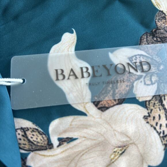 BABEYOND Kimono Robe Cover up with Box Long Floral Satin Sleepwear Silky Bathrob - Picture 9 of 16